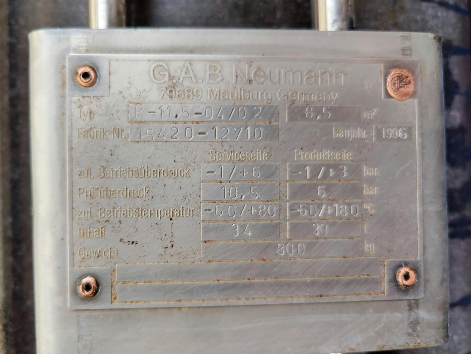Gab Neumann R-11,5-04/02 Ringnut - Permutador de calor de casco e tubo - image 6