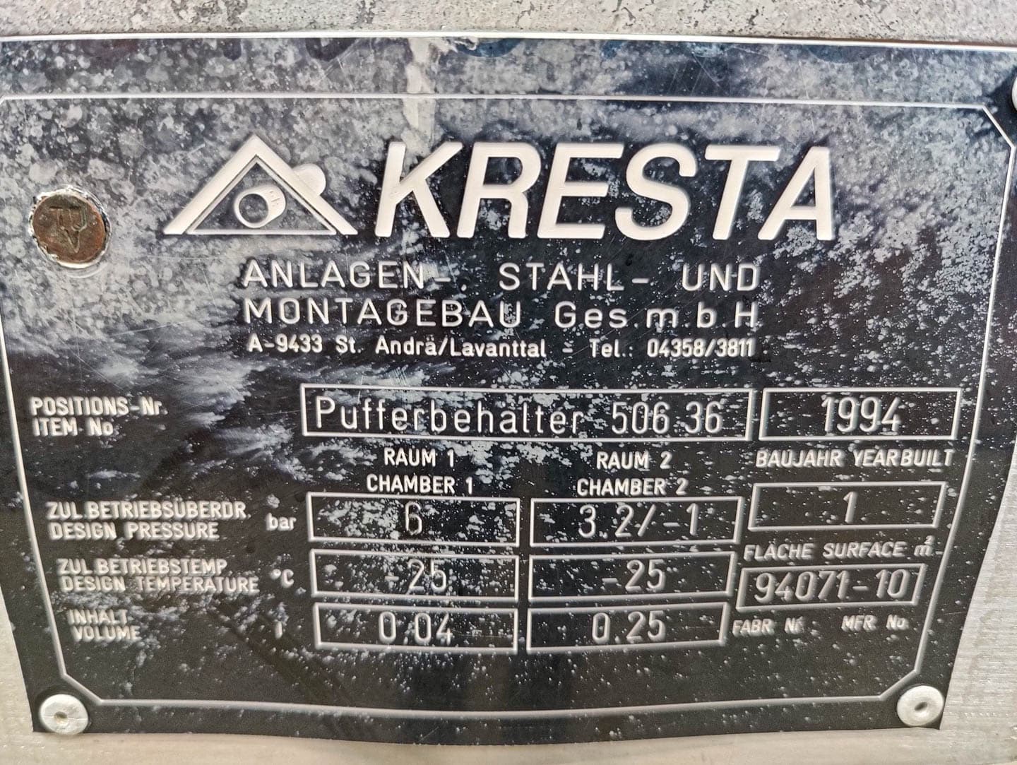 Kresta 350 Ltr. - Recipient sub presiune - image 5