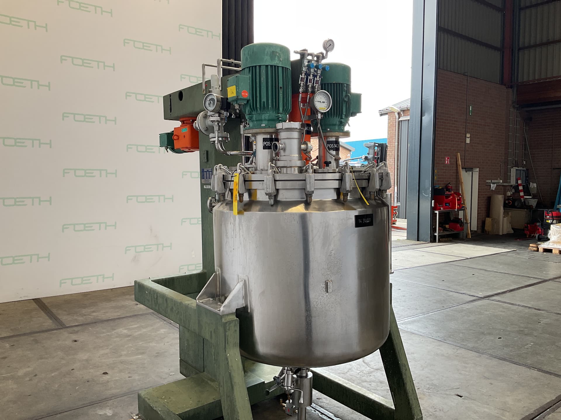 Fryma VME 400 - Recipiente de processo - image 6