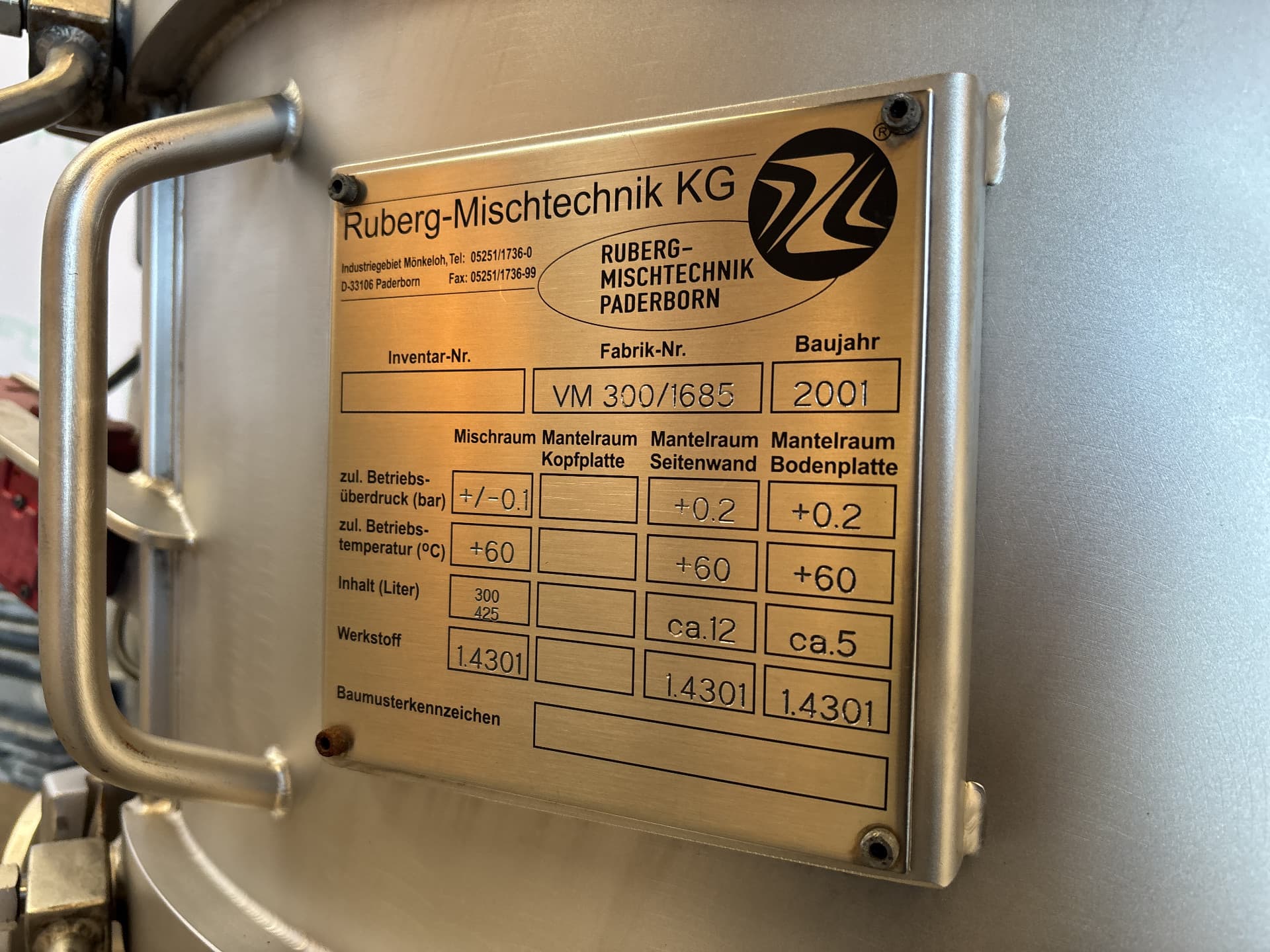 Amixon VM 300 - Mieszalnik wstęgowy - image 9