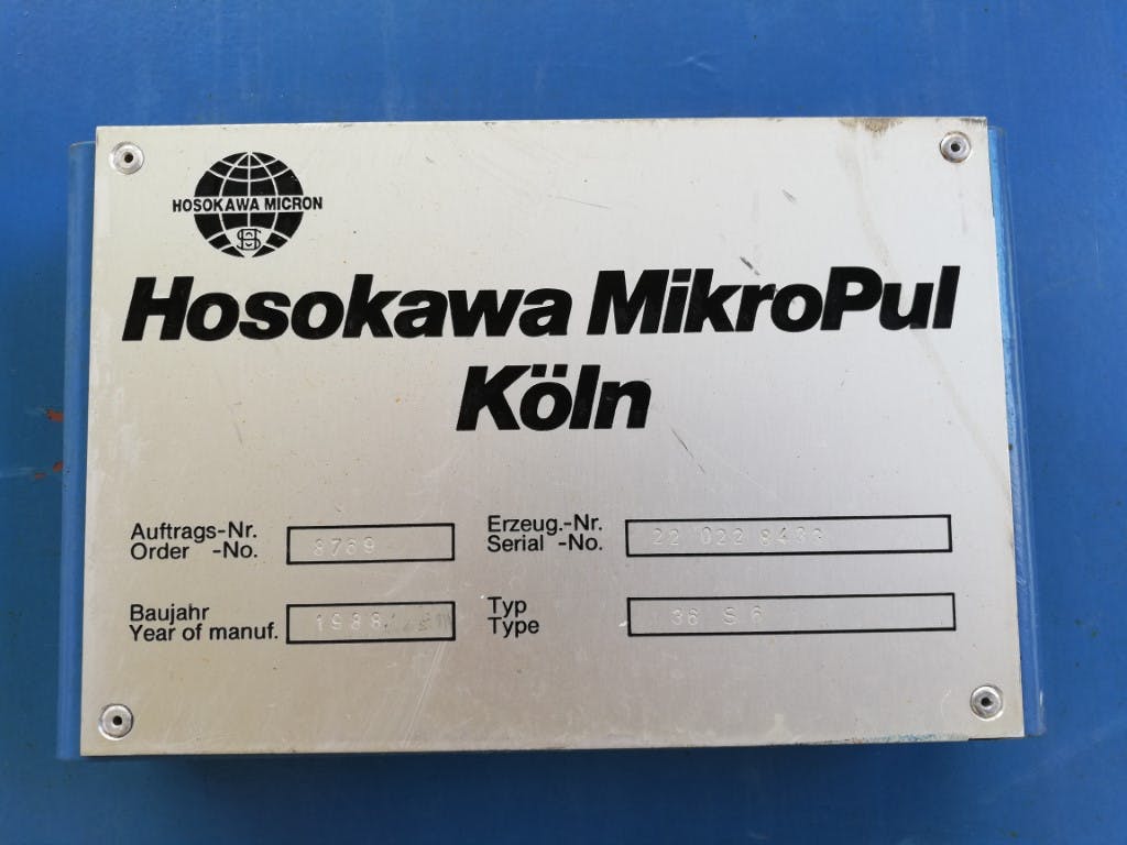 Hosokawa Mikropul ACM-15 PSR - Mlyn klasyfikujace - image 11