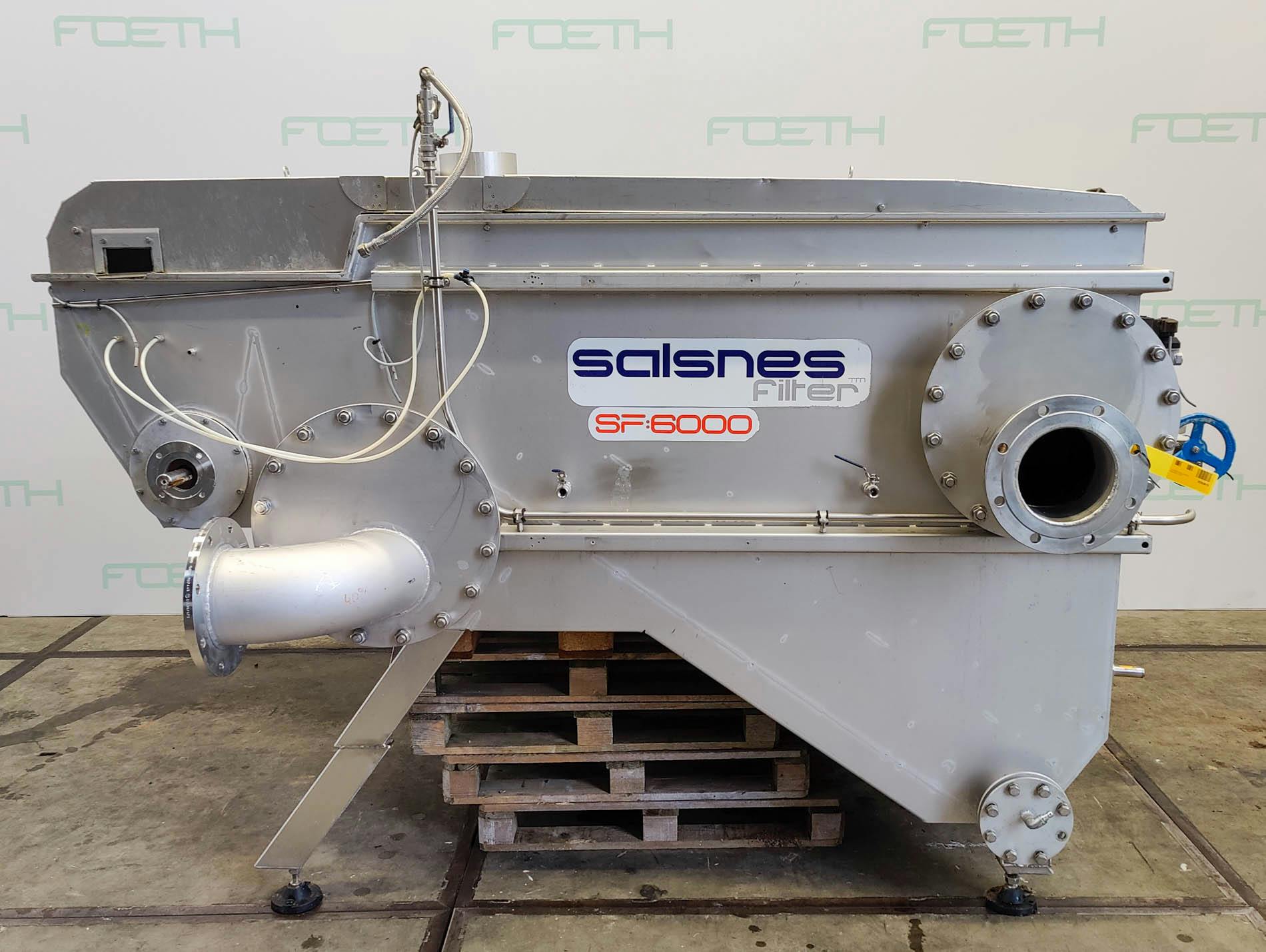 Salsnes 6000 "Solids Separation with Integrated Sludge Thickening and Dewatering" - Filtr