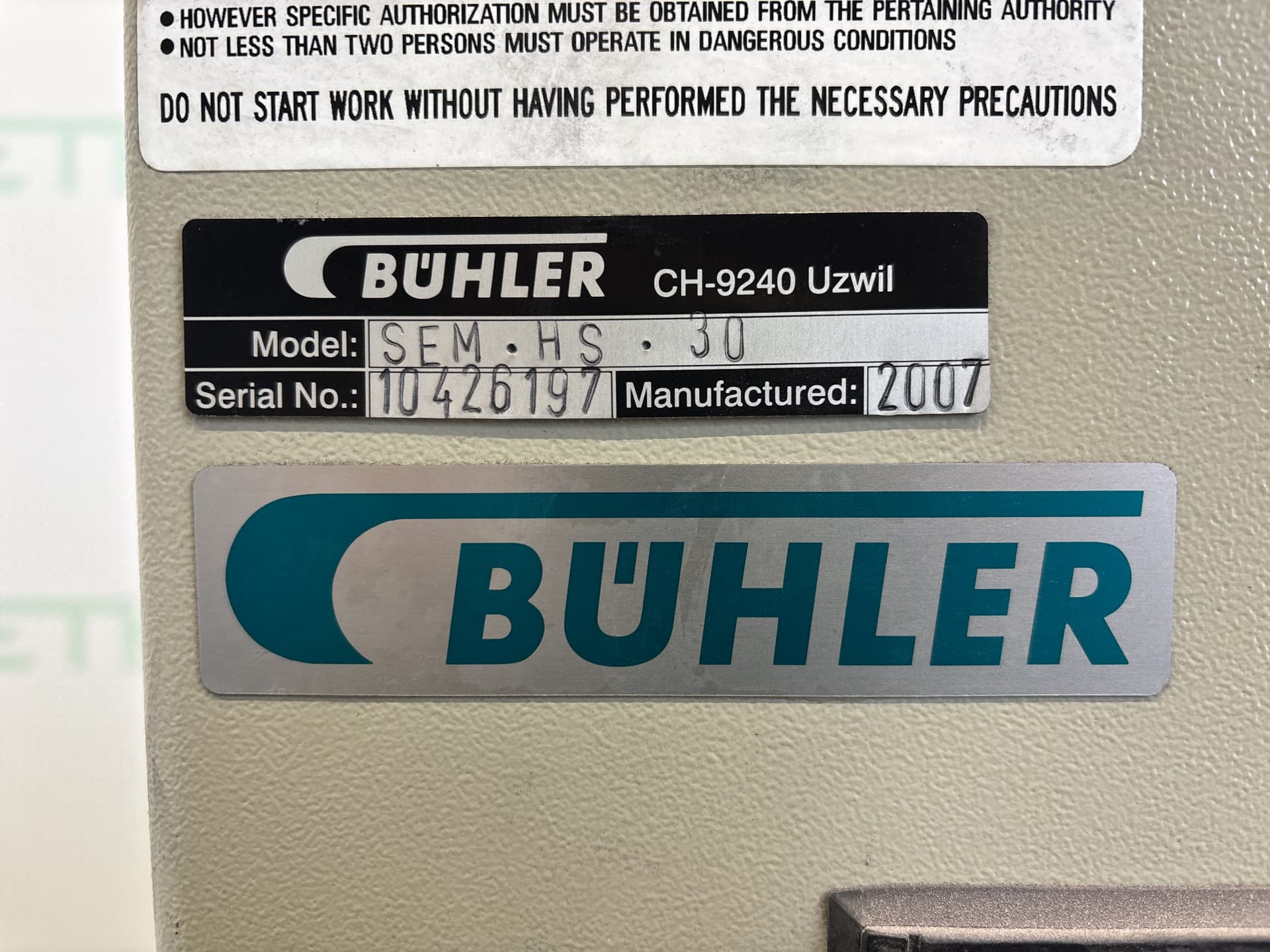 Bühler SEM-HS 30 - Rozpouštec - image 12