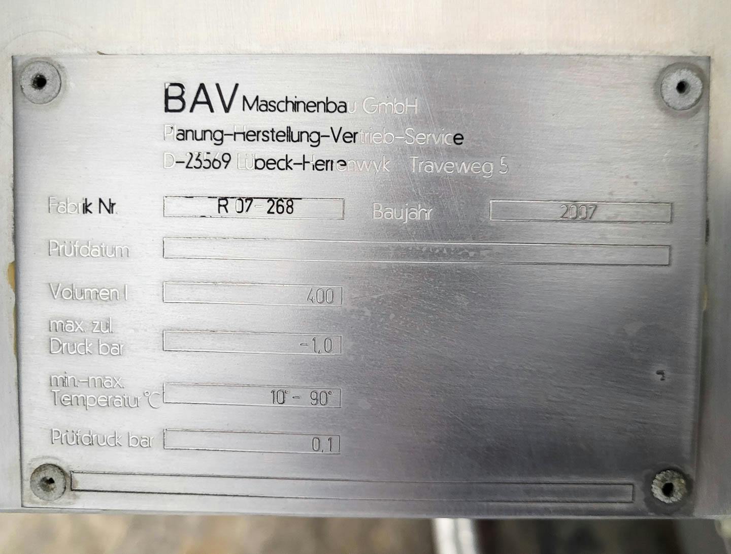 BAV BHV 160/400 - Cuve de process - image 13