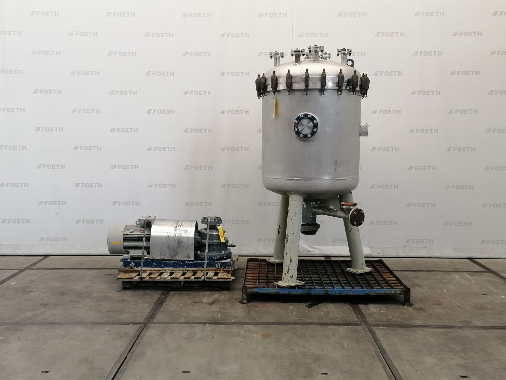 Schenk ZHF SR 20 KL centrifugal discharge - Poziomy filtr plytowy