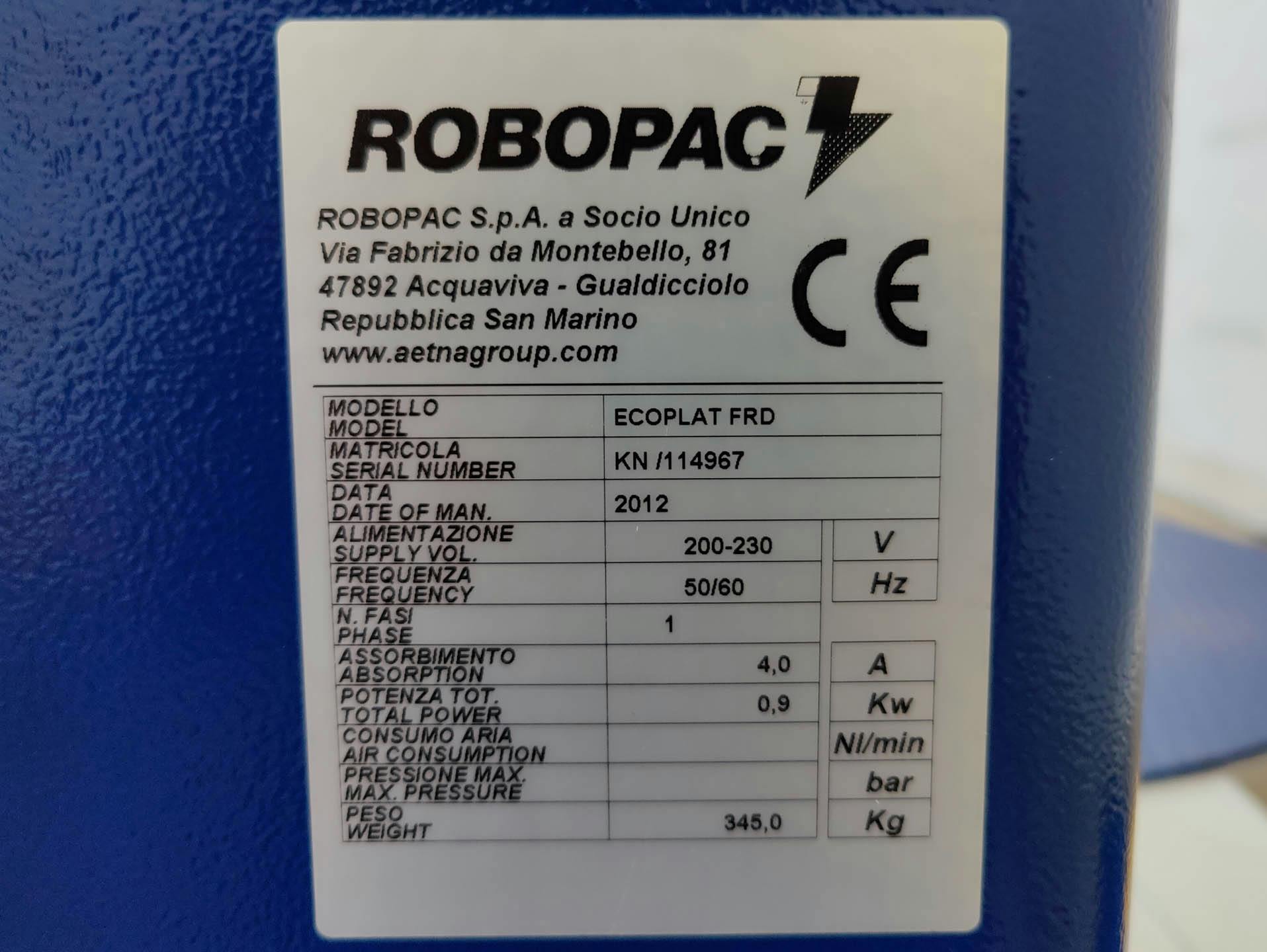 Robopac ECOPLAT FRD - Strapping machine, Wrapping machine - Diverso - image 6