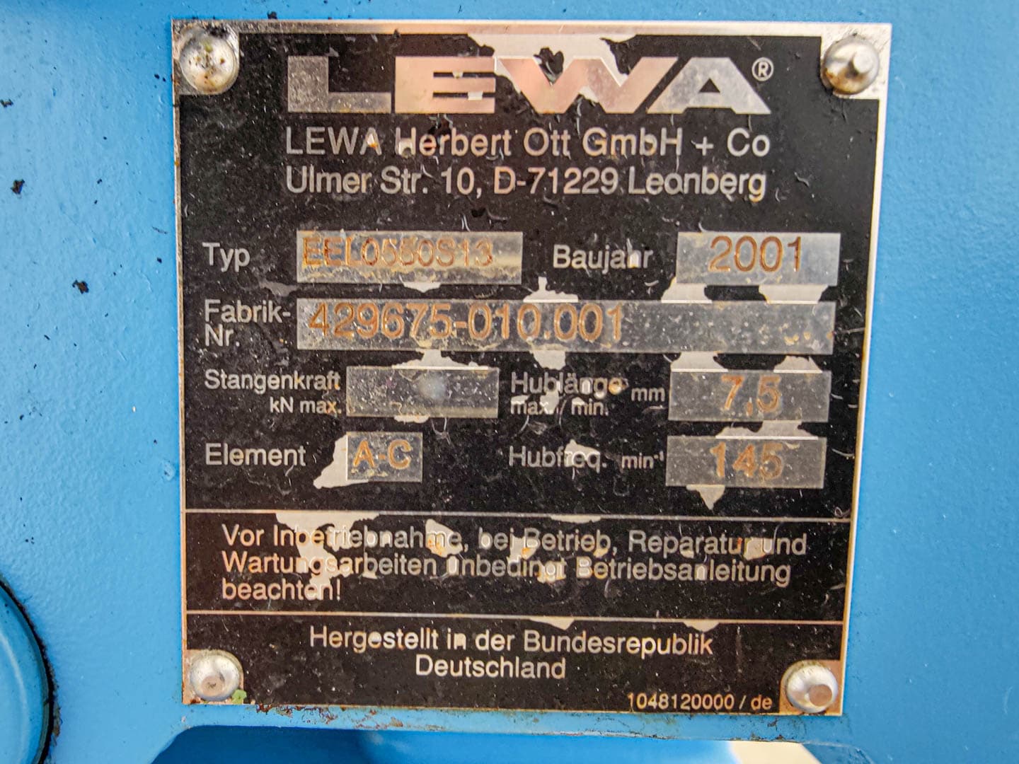Lewa EEL550S13 - Дозирующий насос - image 6