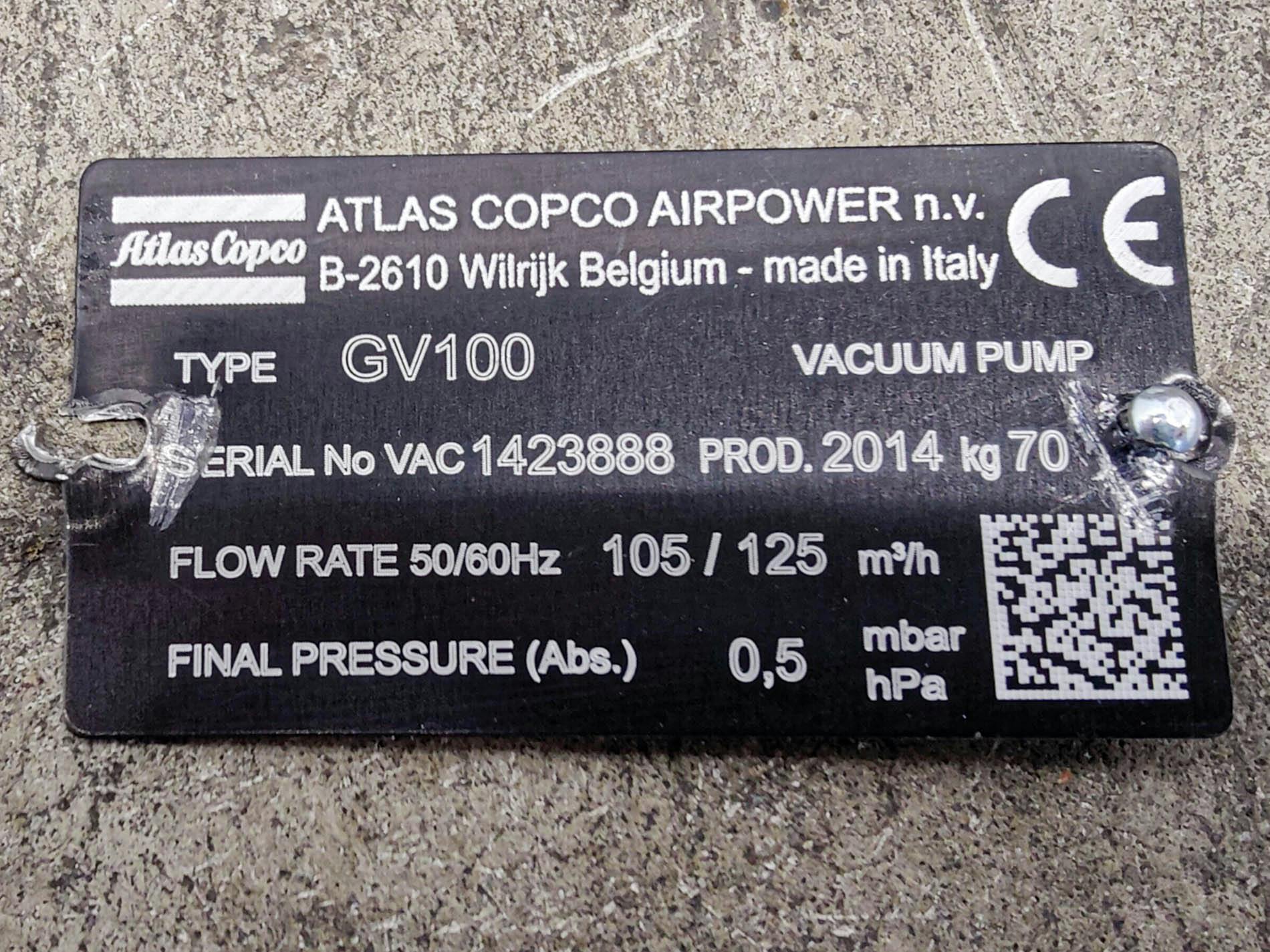 Atlas Copco GV 100 - Pompe à vide - image 5