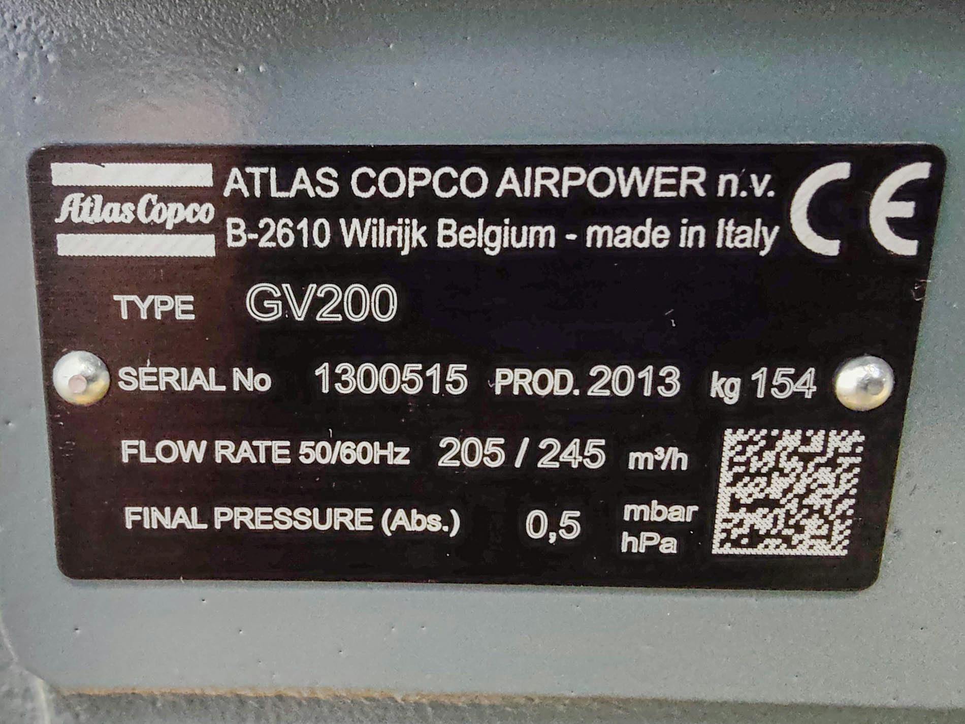 Atlas Copco GV 200 - Pompa a vuoto - image 10