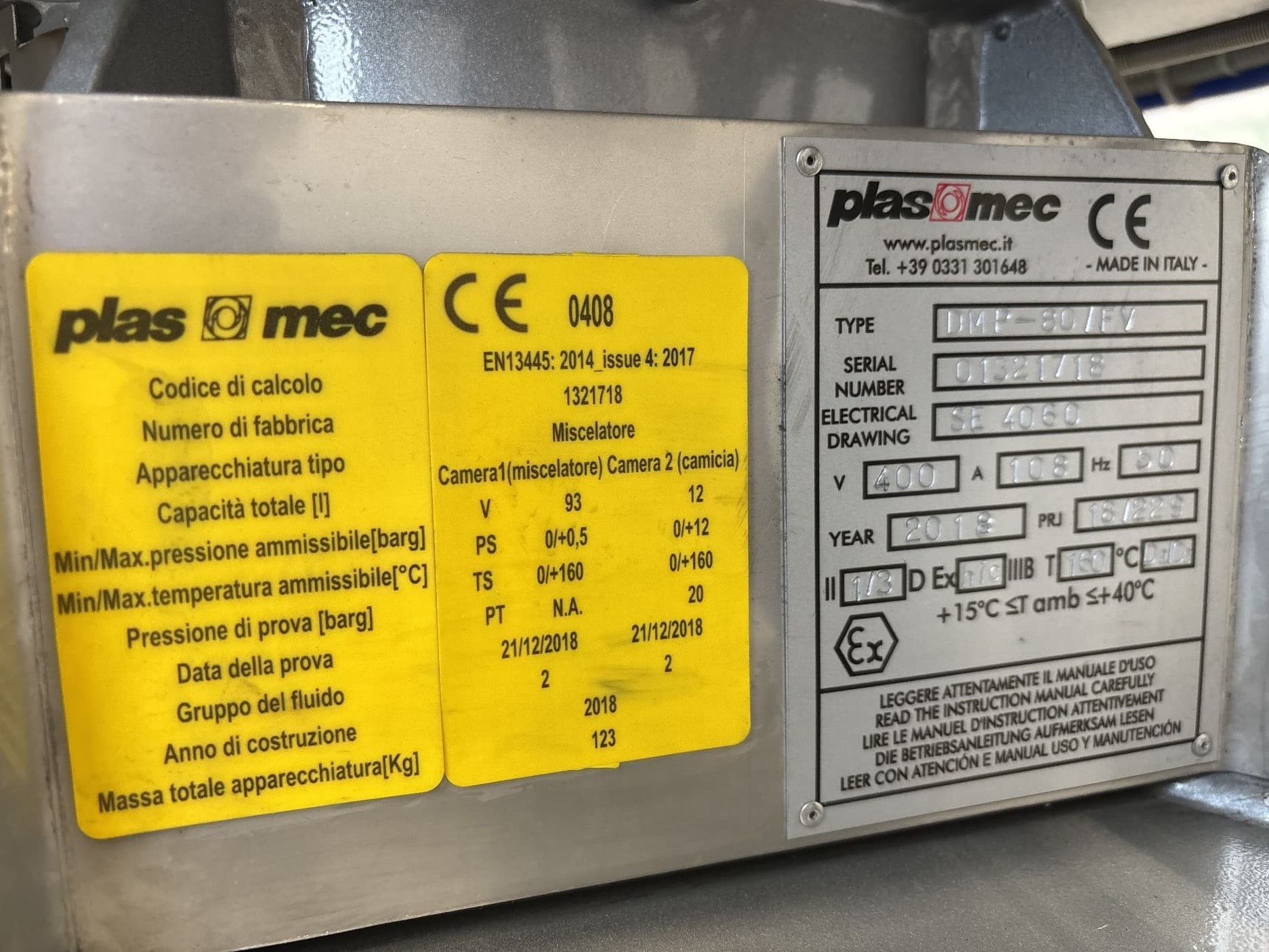 Plasmec DPM 80 FV - Heissmischer - image 5