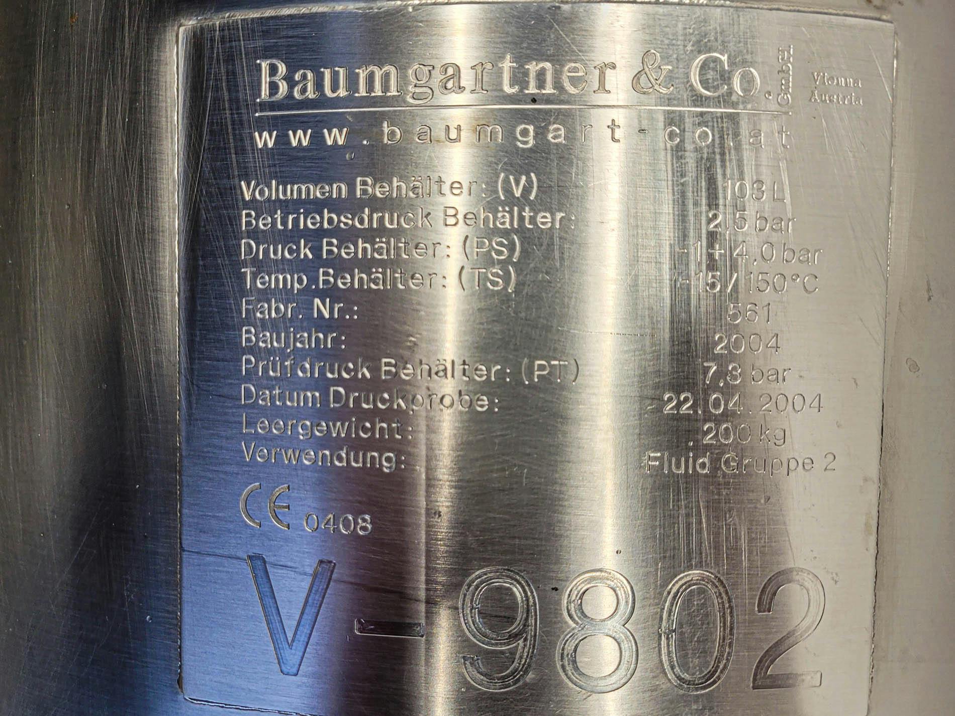 Baumgartner 103 Ltr. - Cuve pressurisable - image 6
