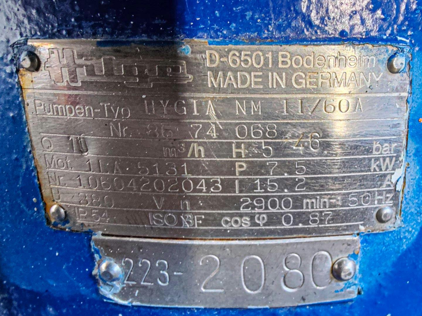 Hygia NM II/60A - Centrifugal Pump - image 8