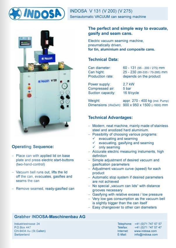 Indosa V-131 - Masina de capsulat - image 16