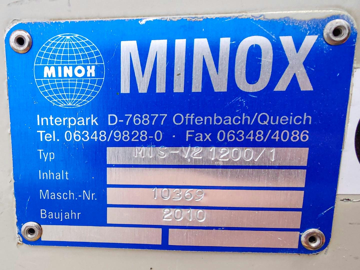 Minox MTS-V2 1200/1 - Vibro sieve - image 10