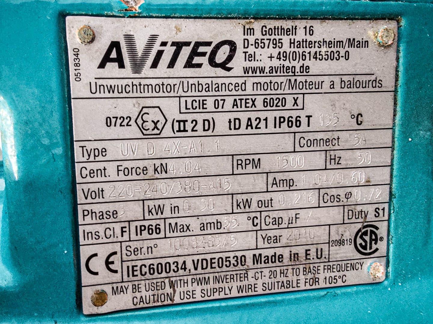 Aviteq R-800/2 - Alimentador de vibrações - image 9