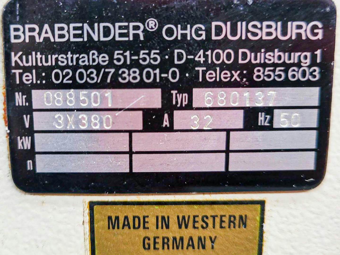 Brabender Plasti-Corder PL2000, Eurotherm Type 808 - Wytłaczarka jednoślimakowa - image 12