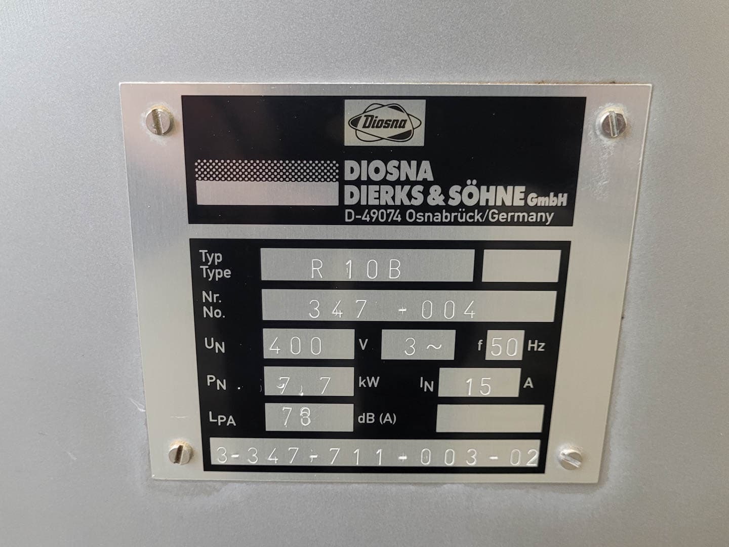 Diosna R-10 B - Mieszalnik uniwersalny - image 9