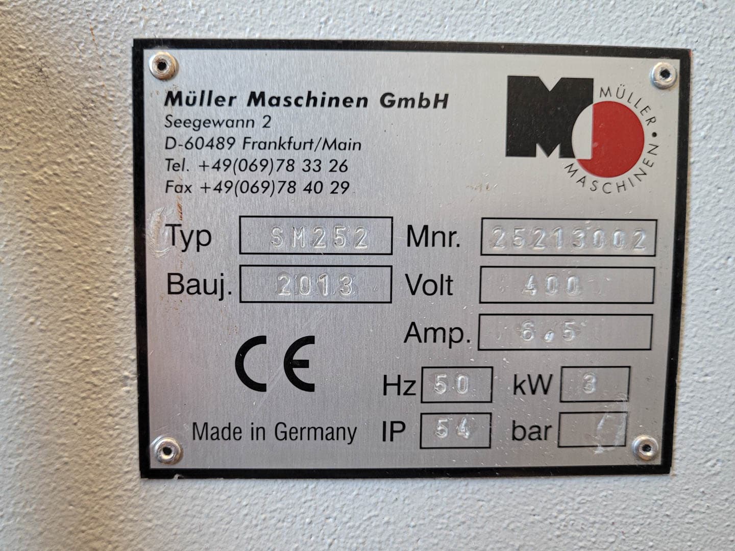 Müller AG SM 252 - Messenmolen - image 5