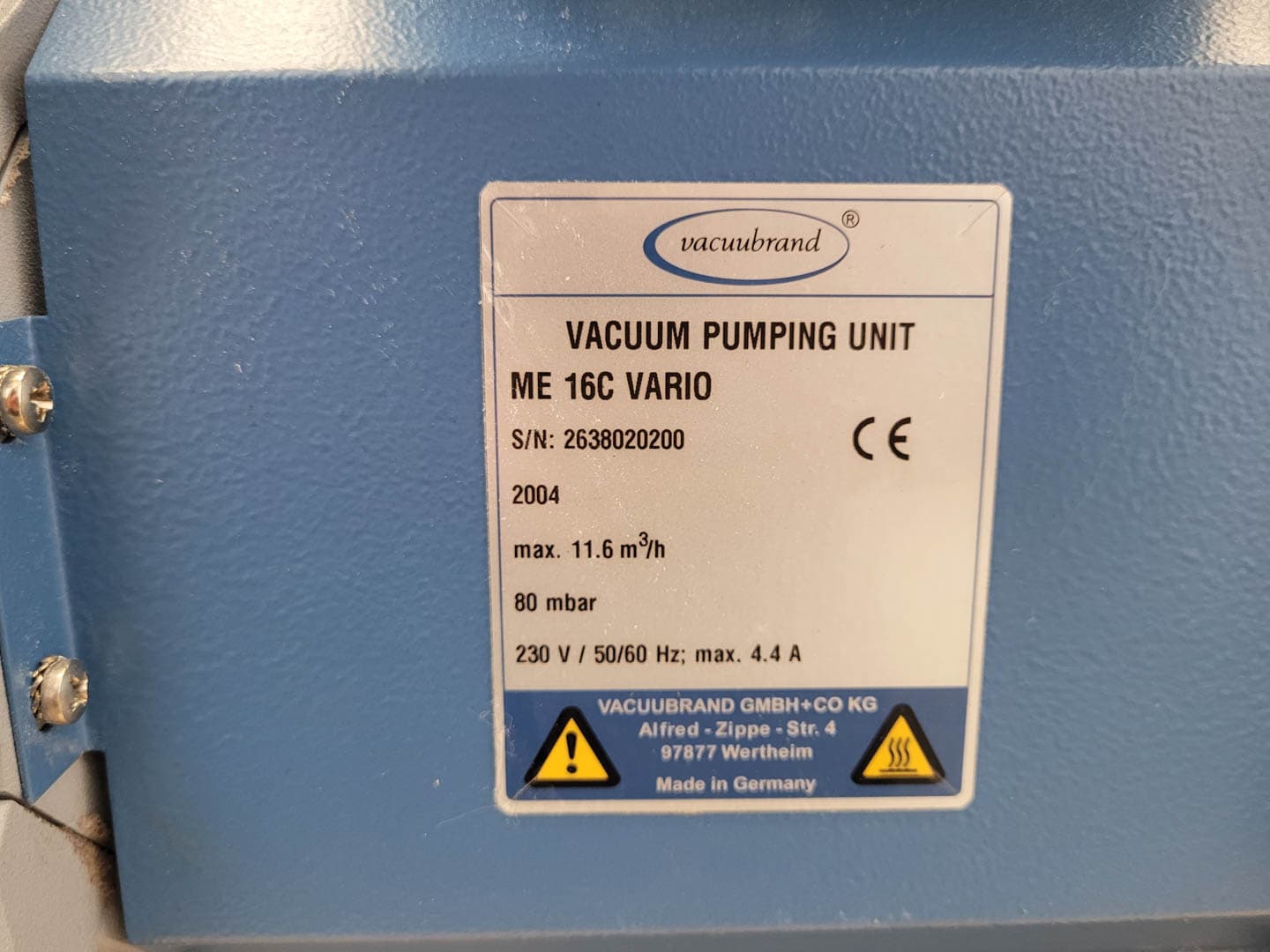 Vacuubrand ME 16C - Vakuové cerpadlo - image 7