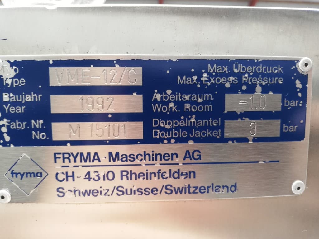 Fryma VME-12/C - Nádoba na zpracování - image 18