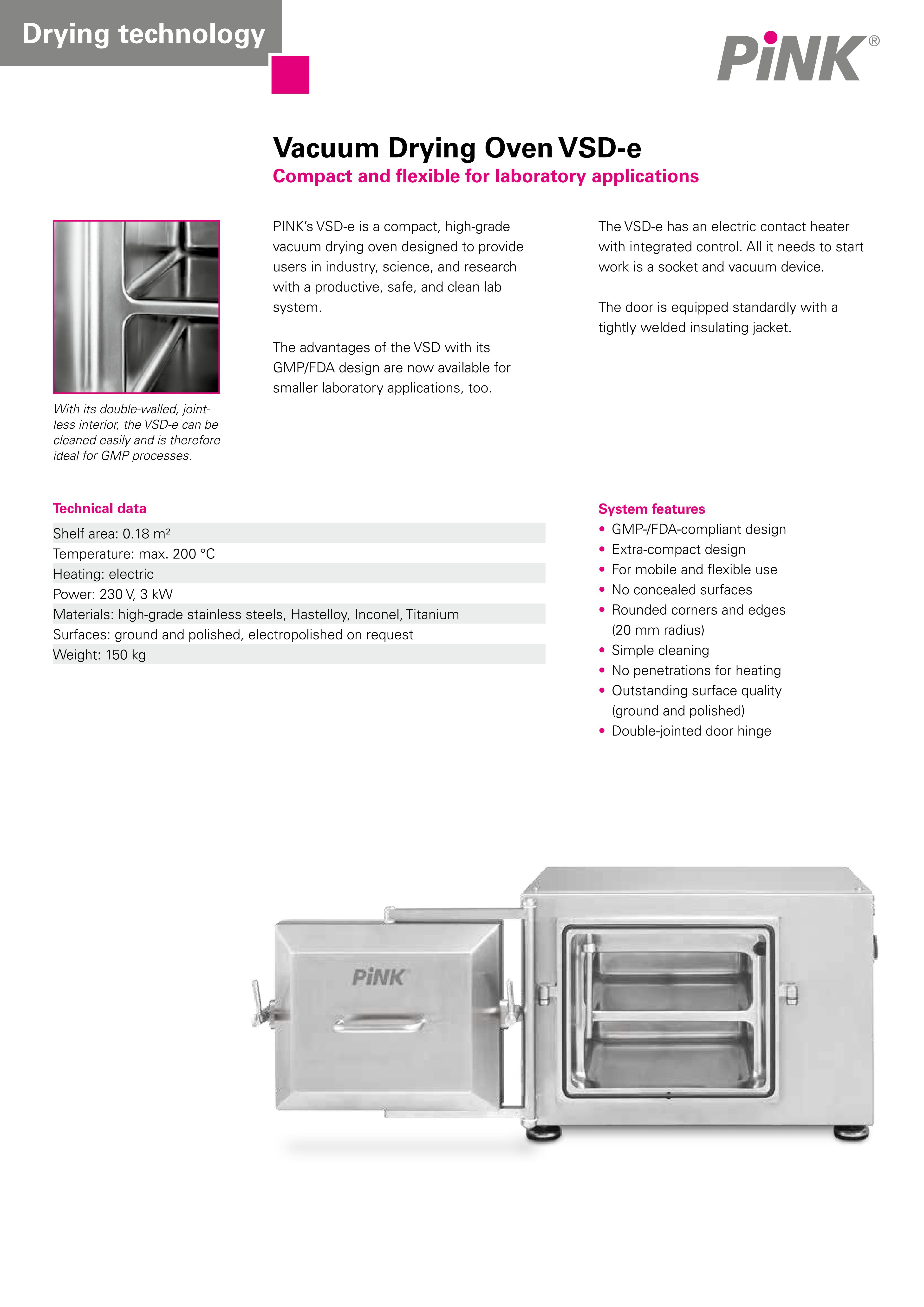 Pink Wertheim VSD-e 300-300-120-2 - Tray dryer - image 17