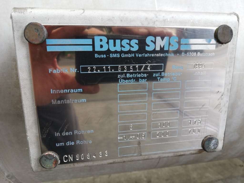 Buss-SMS 41 m2 - Intercambiador de calor de carcasa y tubos - image 10