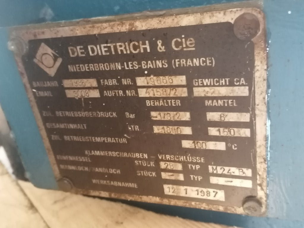 De Dietrich 1800 Ltr - Cuve pressurisable - image 11