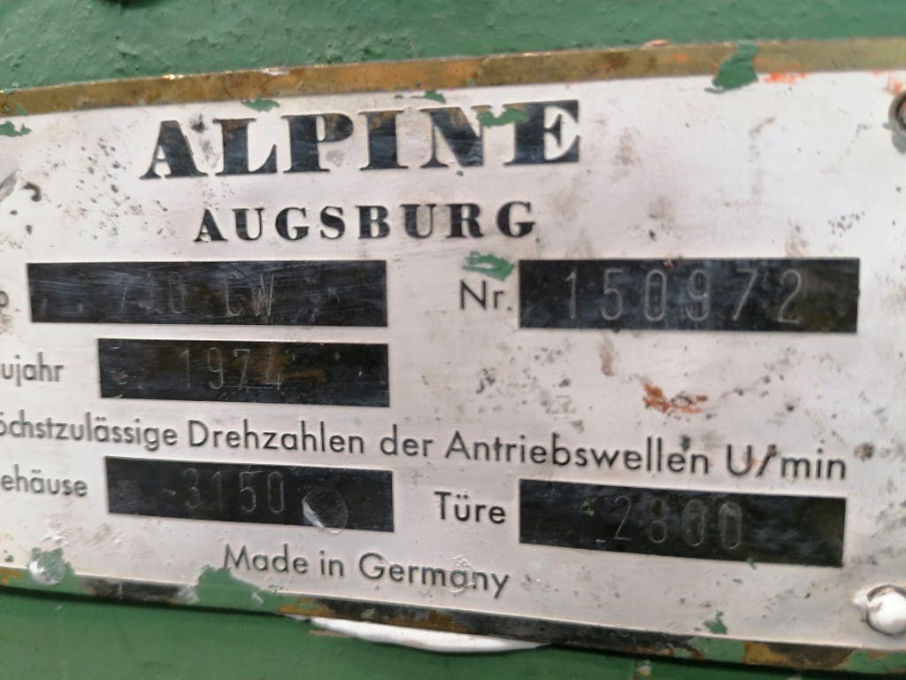 Alpine 710-CW - Broyeur à broches - image 11