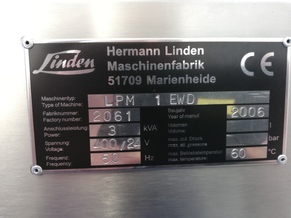 Hermann Linden LPM-1 EWD - Planetary mixer - image 10