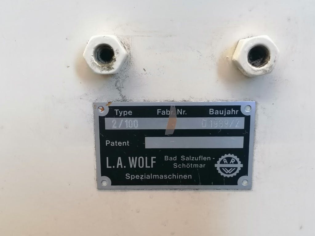 L.A. Wolf Spezialmaschinen Beetz Kneader MK-2-100-V - Kneader - image 10