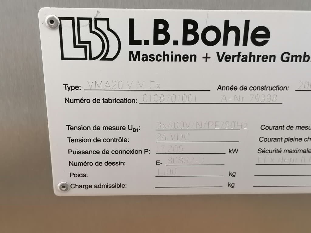Bohle VMA20 V M Ex - Misturador universal - image 14