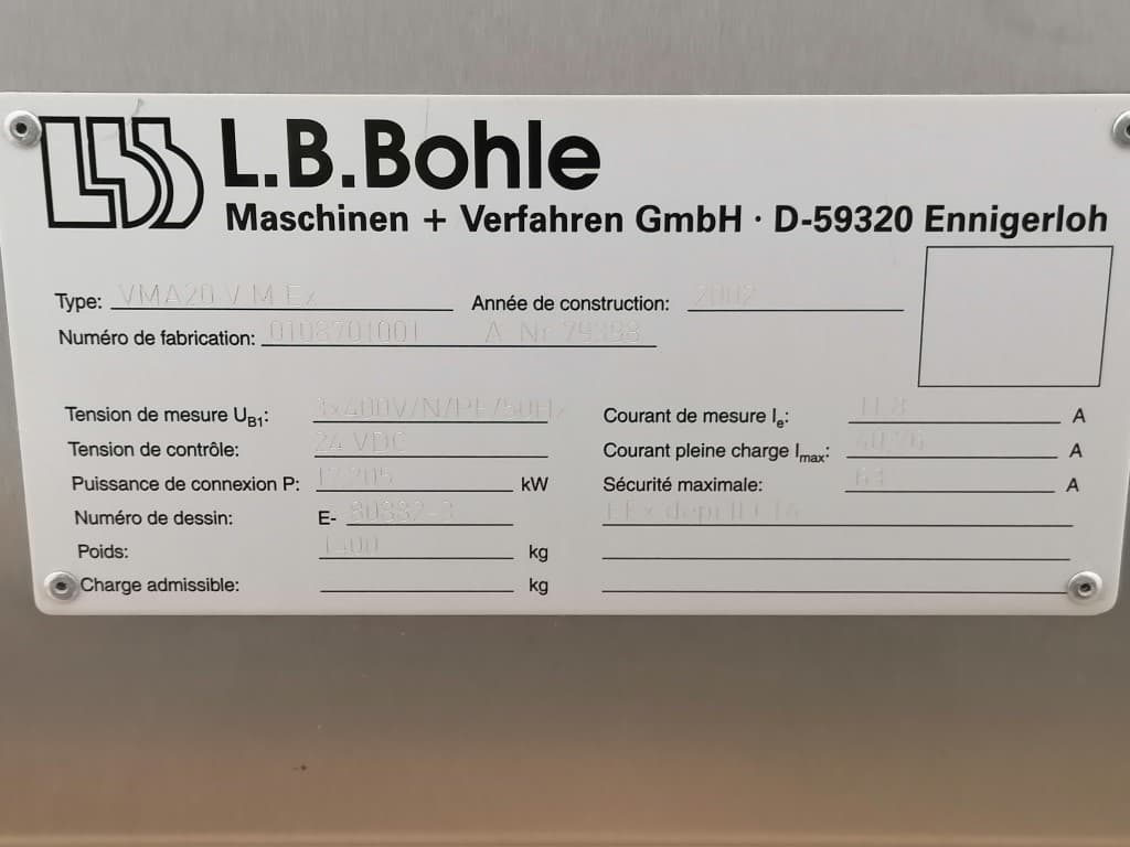 Bohle VMA20 V M Ex - Misturador universal - image 13