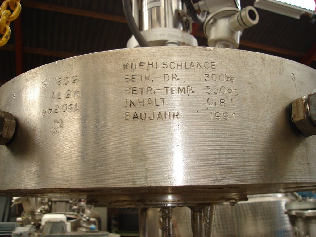Uhde Hagen 20 Ltr - Nerezové reaktor - image 3