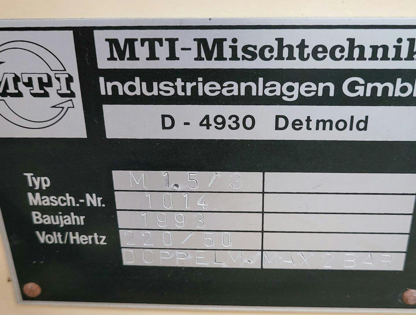 MTI M 1,5 - Mezclador en caliente - image 4