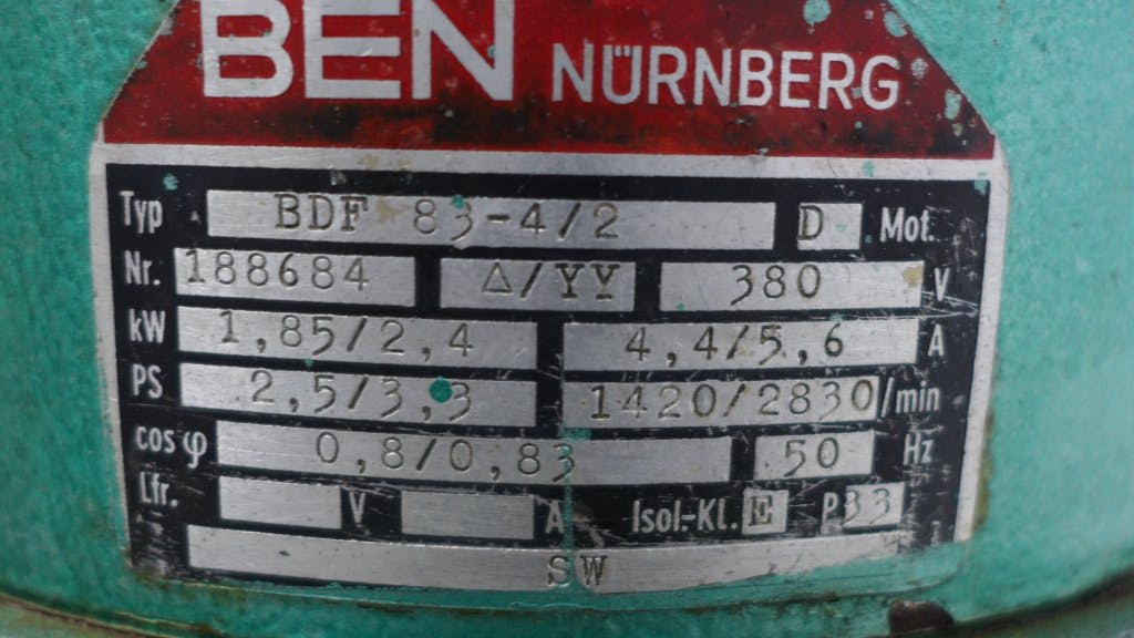 Ben Nurnberg BDF 83-4/2 - Koloidní mlýnek - image 4