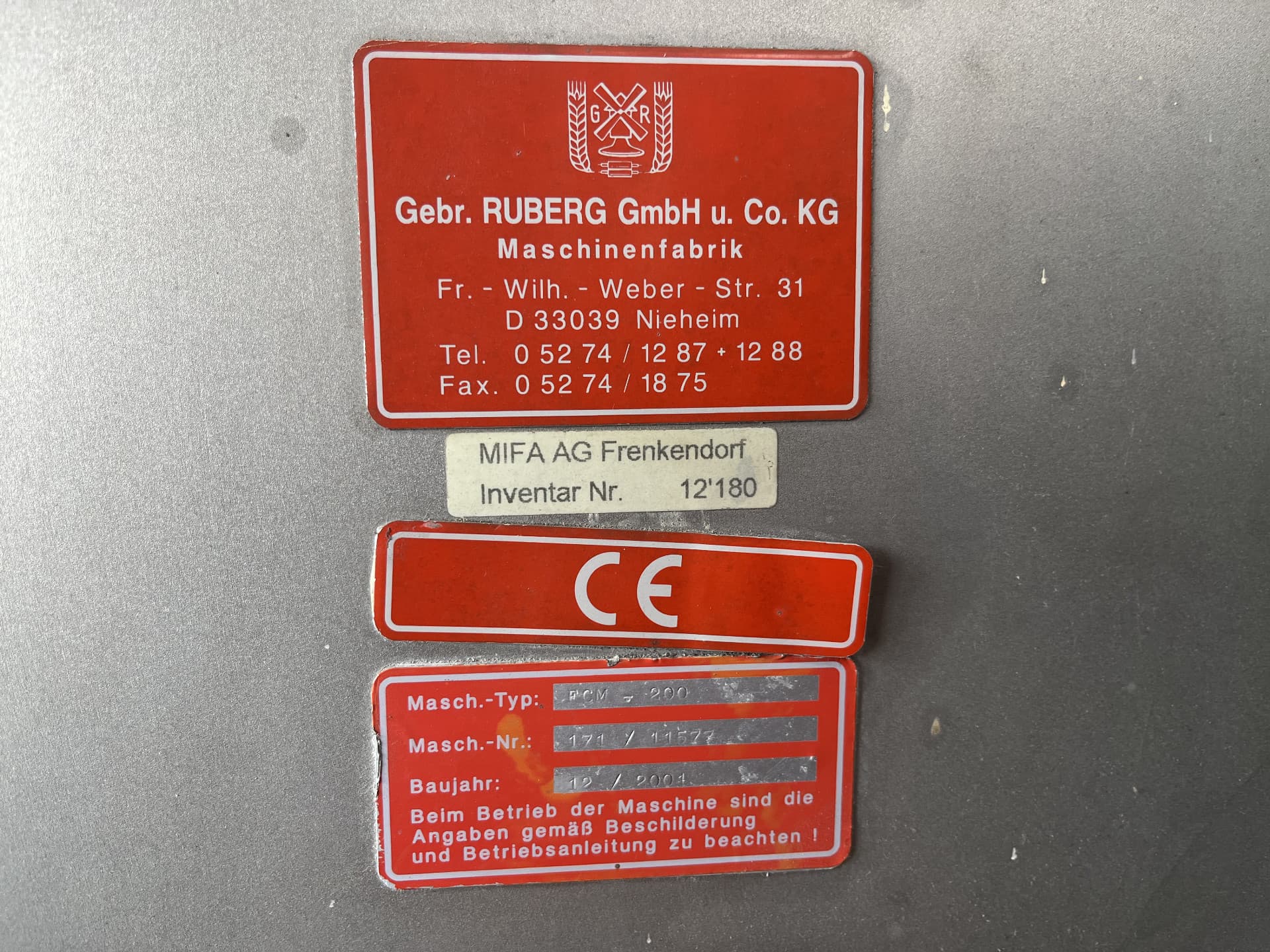 Gebr. Ruberg FCM-200 SR - Установка для приготовления холодных смесей - image 7