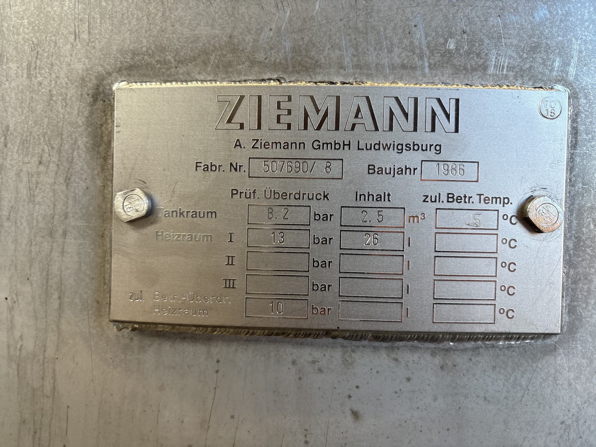 Ziemann 2500 L - Реактор из нержавеющей стали - image 4