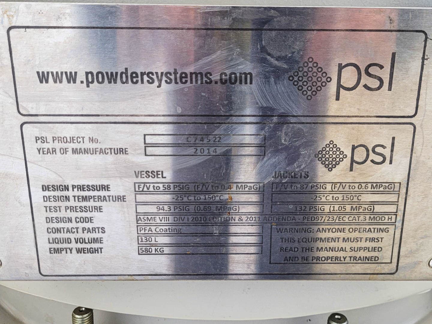 Powder Systems PSL Simple filter vessel 0.3m² - Нутч-фильтр - image 7