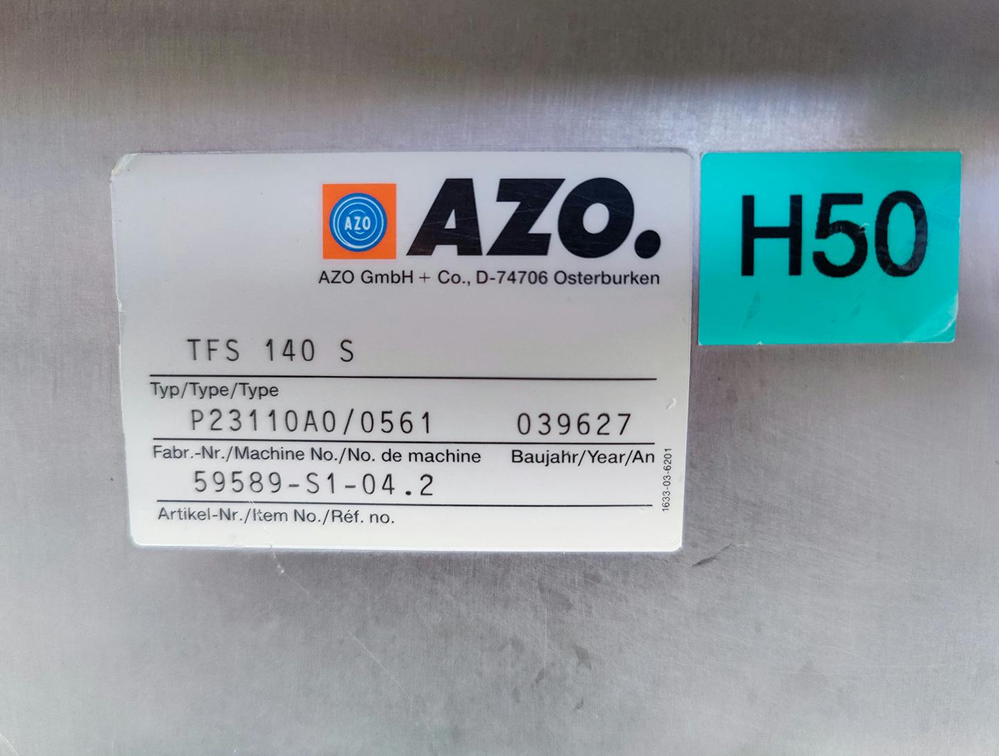AZO TFS 140 S - Tapete transportador - image 9