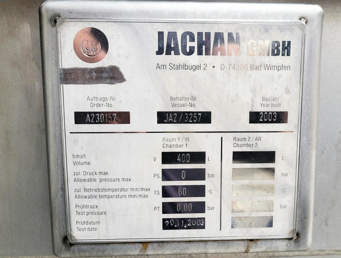 Jachan EK 3 380 Ltr. - Reattore in acciaio inox - image 18
