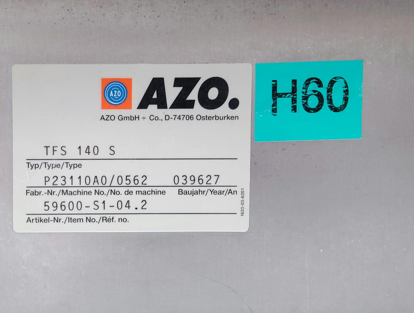 AZO TFS 140 S - Pionowy przenośnik śrubowy - image 8