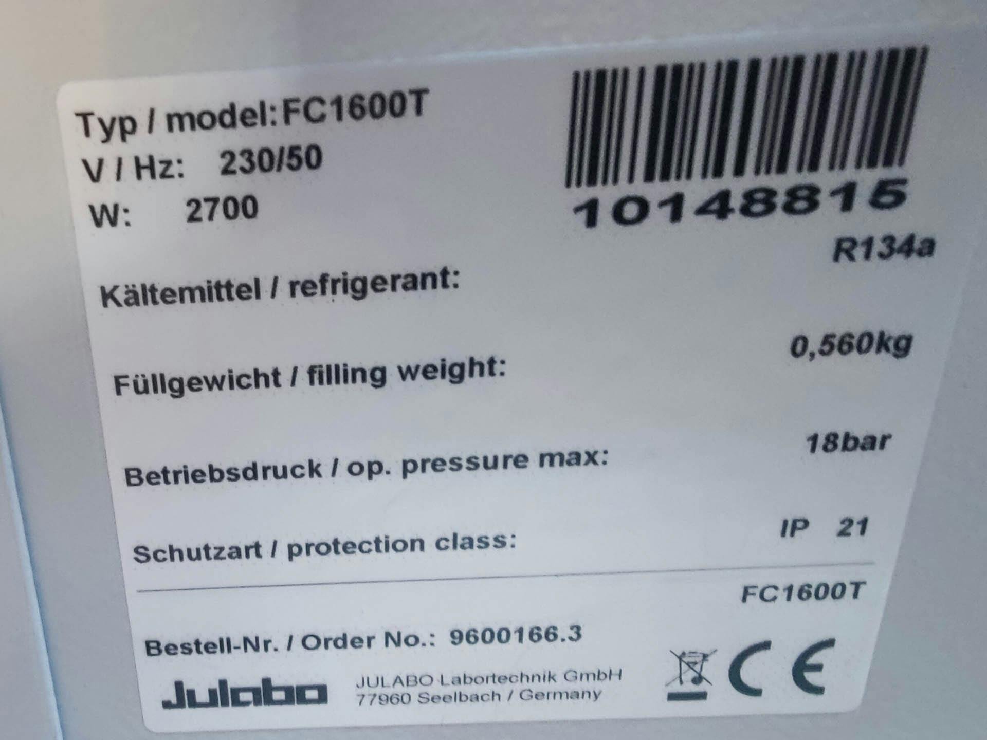 Julabo FC-1600T Chiller - Urzadzenie termostatyczne - image 9