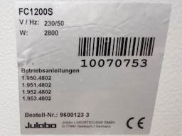 Thumbnail Julabo FC-1200S Chiller - Temperature control unit - image 8