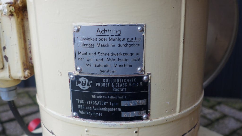 Puc Probst & Clas JV 10 - Colloid mill - image 4