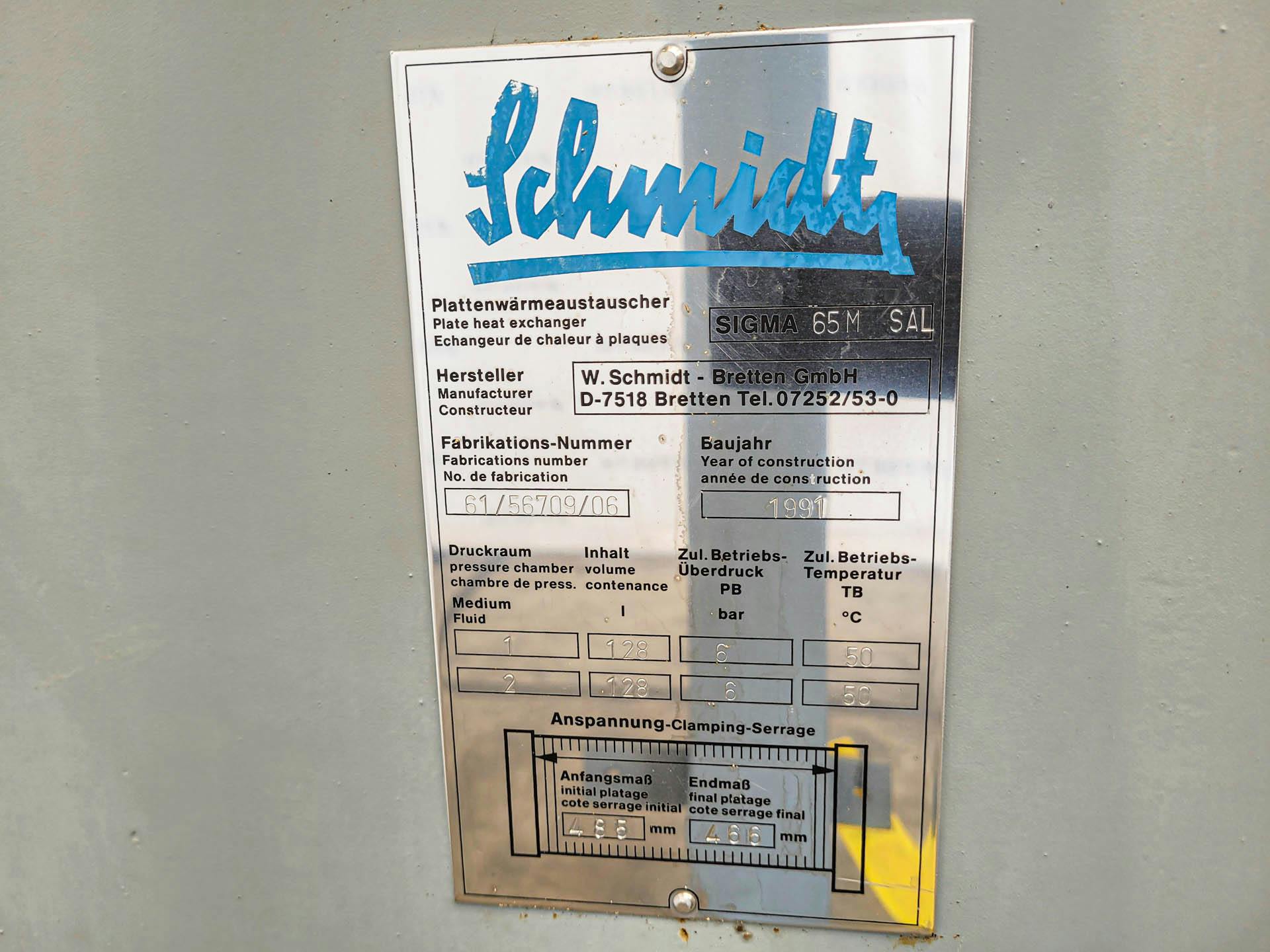 Schmidt Sigma 65M SAL - Permutador de calor de placas - image 5