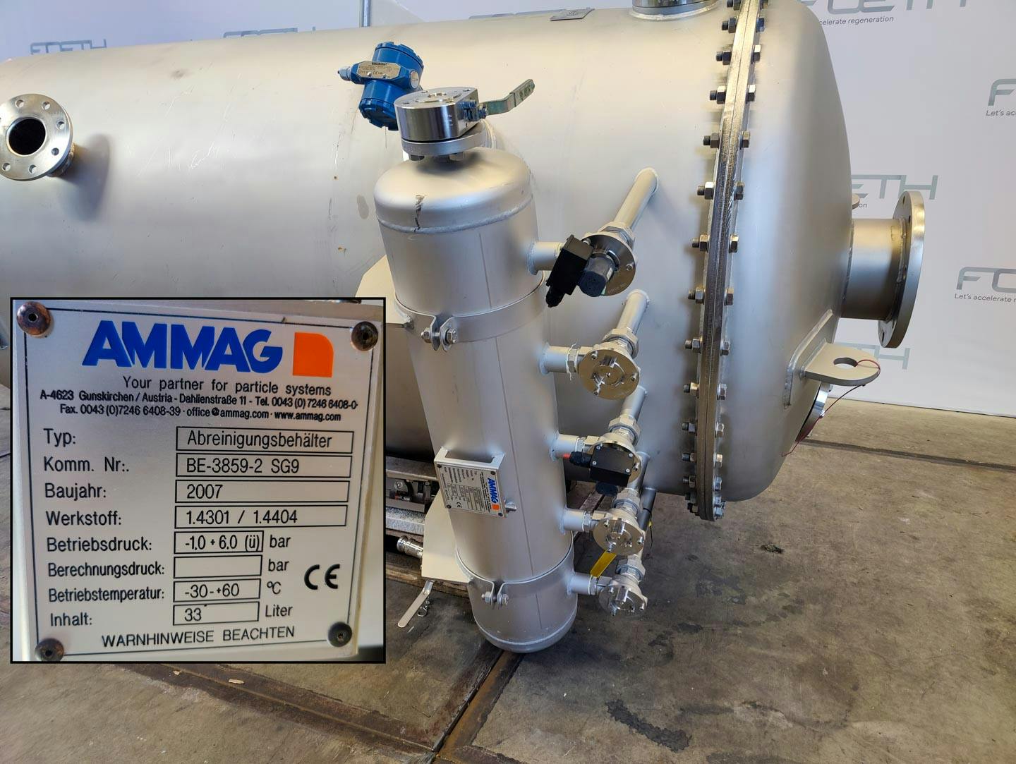 Ammag Vorlagebehälter 1100 - Мешочный фильтр - image 9