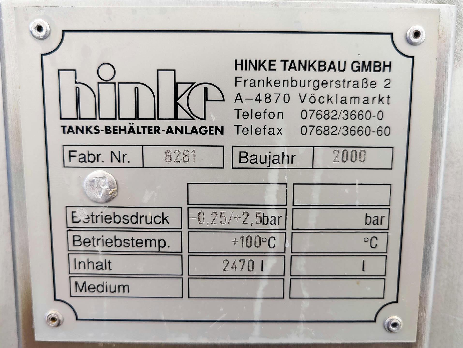 Hinke 5590 Ltr. - Zbiornik ciśnieniowy - image 10