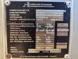Thumbnail Barriquand DIXS 34+33/2x33x4000x580 welded plate heat exchanger - Plattenwärmetauscher - image 6