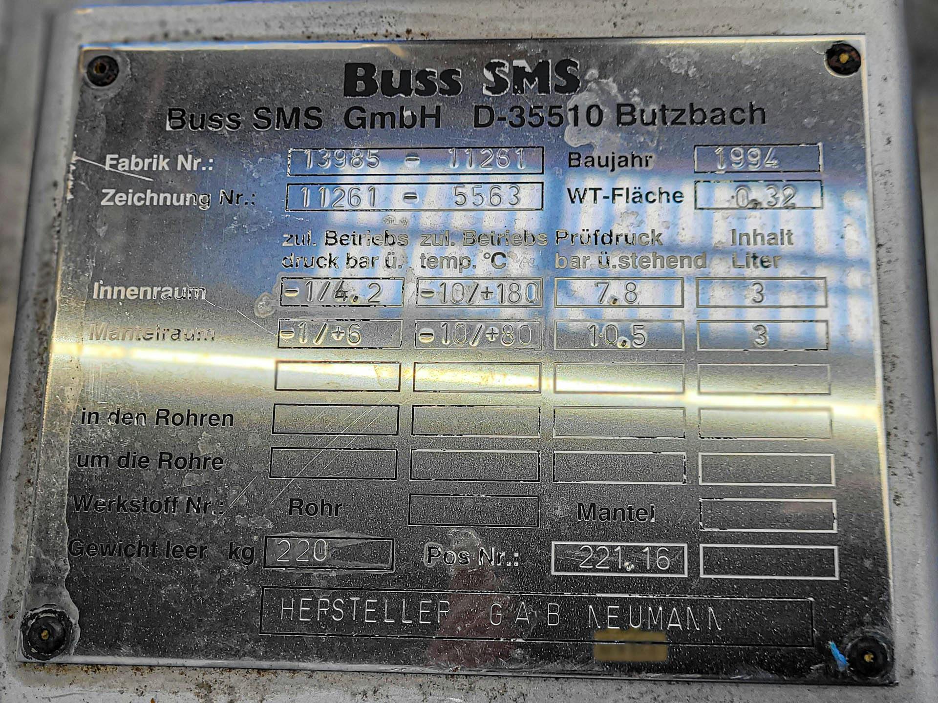 Buss-SMS - Permutador de calor de casco e tubo - image 4