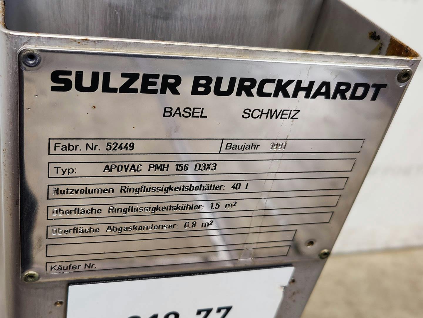 Sulzer Burckhardt APOVAC PMH 156 D3X3 - Pompa próżniowa - image 6